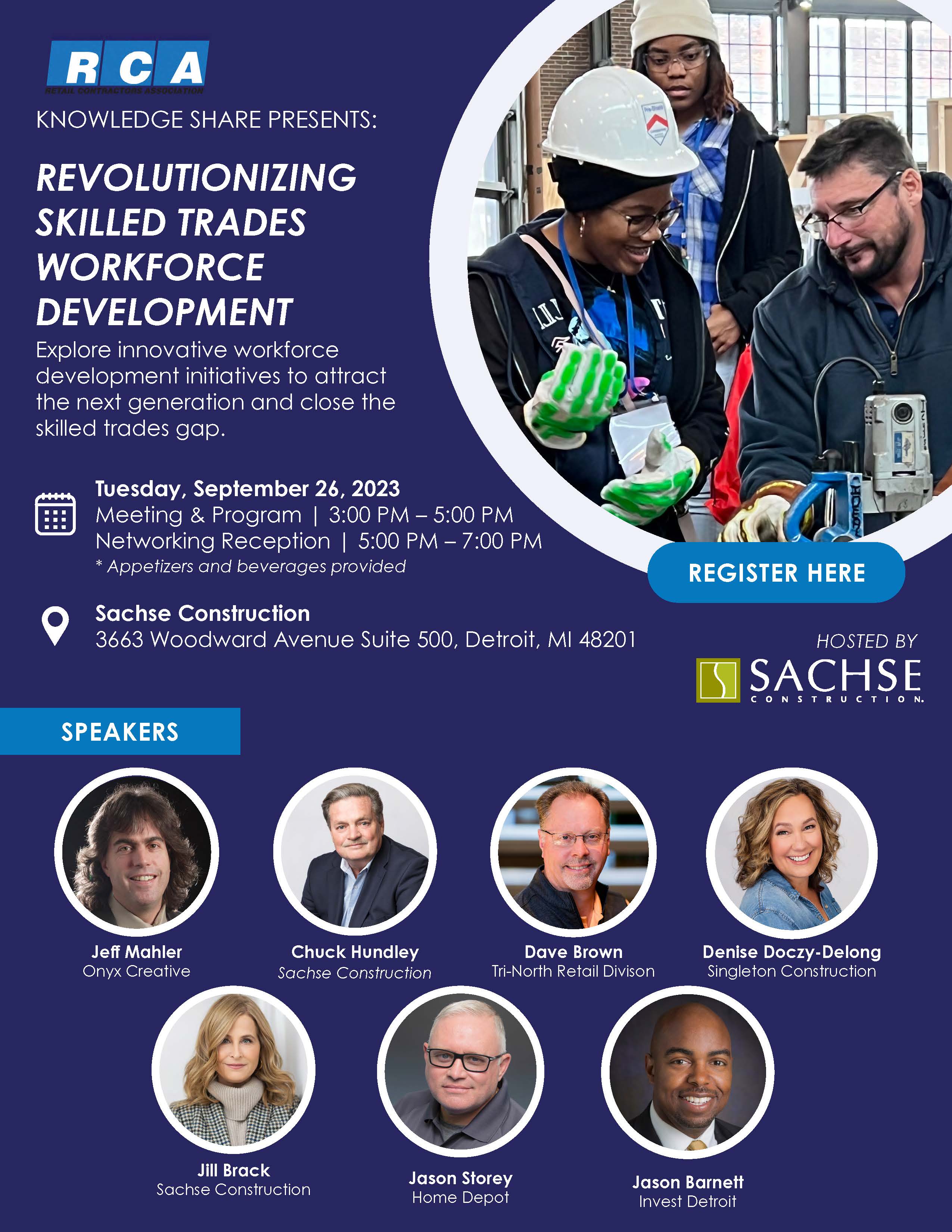 RCA 2023 Detroit Regional Event Flyer